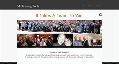 Desktop Screenshot of mytrainingtools.com