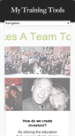 Mobile Screenshot of mytrainingtools.com