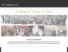 Tablet Screenshot of mytrainingtools.com